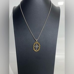 Cross skeleton Pendant